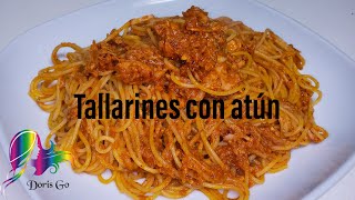 Tallarines con Atun en 10 MINUTOS [upl. by Anatniuq]