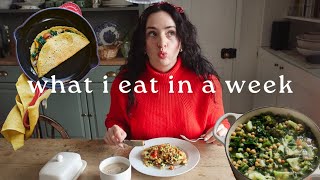 What I Eat In A Week  vegan from scratch amp wholesome [upl. by Kyle]