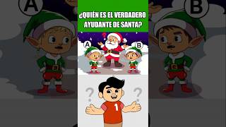 ¿QUIÉN ES EL VERDADERO AYUDANTE DE SANTA quiz trivia navidad [upl. by Enelehcim]