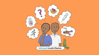 Lesson 2 in The Health Choices Book Personal experiences  The Informed Health Choices project [upl. by Malinin]