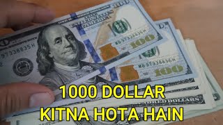 1000 Dollar Kitna Hota Hai Indian Rupees Mein  1000 Dollar India Mein Kitna Hota Hai [upl. by Lerrehs660]