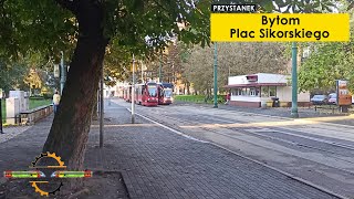 Tramwaje  Bytom Plac Sikorskiego [upl. by Dde]