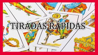 Tiradas Rápidas con CARTAS ESPAÑOLAS  Adamus Evana [upl. by Airot5]