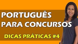 Dicas Práticas de Português para Concursos  4  Vozes Verbais [upl. by Eeladnerb982]