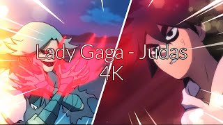 Seven vs Diente Rojo AMV 4K I Lady Gaga  Judas [upl. by Adorne]