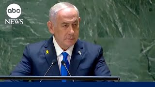 LIVE Israeli PM Benjamin Netanyahu delivers speech to world leaders at UN General Assembly [upl. by Leoj]