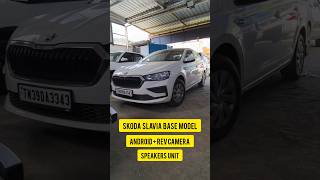 SKODA SLAVIA Base Model  Android  Camera amp Speaker Modification afto coimbatore skoda shorts [upl. by Sorcha]