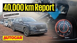 Hyundai Alcazar 40000km Long Term Report  Autocar India [upl. by Annyahs]