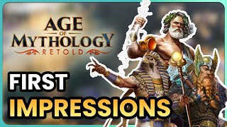 Lets take a look at the new units in Age of Mythology Retold [upl. by Nidraj]