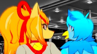 YOU ME GAS STATION Undertale Yellow Animation [upl. by Dyana]