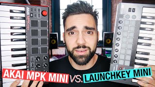 Akai MPK MINI OR Launchkey Mini  WHICH IS BETTER [upl. by Rye]