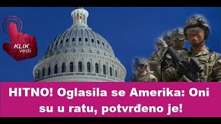 HITNO Oglasila se Amerika Oni su u ratu potvrđeno je [upl. by Selwin]