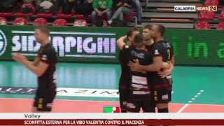 VOLLEY SCONFITTA ESTERNA PER LA VIBO VALENTIA CONTRO IL PIACENZA [upl. by Ydnys]