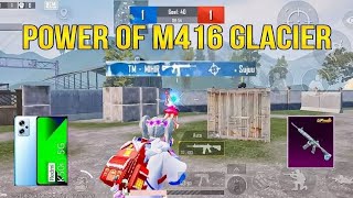 😱POWER OF M416 GLACIER MAX✅1V1 TDM MATCH ❤️bgmi viralvideo trendingshorts [upl. by Nolie]