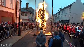 Burning Of Lundy  ABOD Shutting The Gates Parade 021223 4K [upl. by Yeldahc]