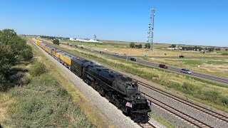 Chasing Big Boy 4014 Eastbound to Grand Island NE [upl. by Yellas]