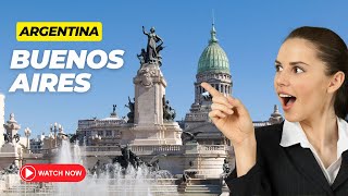 Buenos Aires by Drone Captivating Cityscapes amp Iconic Sites argentina buenosaires [upl. by Oca]