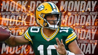 Half PPR Mock Draft  PickbyPick Strategy  2024 Fantasy Football Advice [upl. by Tdnarb307]