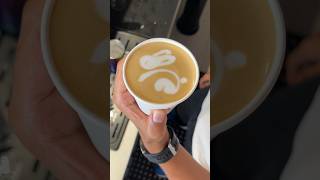 Drawing Latte Art Pattern  Rabbit 🐇 Latte Art ” [upl. by Rahal]