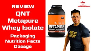 REVIEW QNT Metapure Ultimate Review  Hindi  Apex Supplements [upl. by Bushweller777]