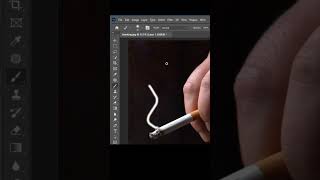 Photoshop 2025 Trick to Create REALISTIC Cigarette Smoke Fast [upl. by Jessen]