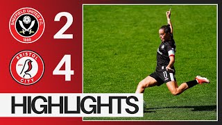 City score FOUR 🔥 Sheffield United 24 Bristol City Women [upl. by Hollander603]