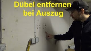 Dübel aus der Wand entfernen Dübel in der Wand lassen [upl. by Dennett]