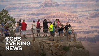 Grand Canyon tourist falls to his death while taking photos [upl. by Ainivad]