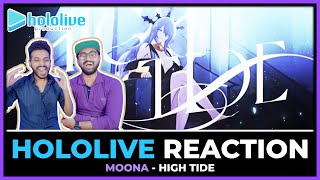 HOLOLIVE  MOONA HOSHINOVA HIGH TIDE REACTION MOONA ORIGINAL SONG [upl. by Hyland600]