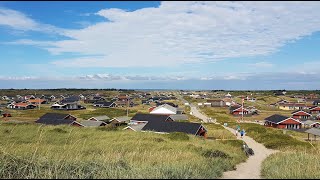 Bjerregård von oben Familienferien in den Dünen von Dänemark [upl. by Publea]