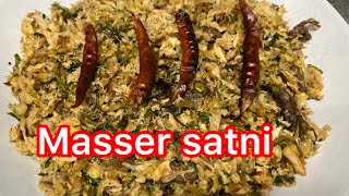 Mackerel fish satni  Quick and easy recipe [upl. by Syah]