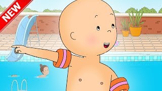 ★NEW★ CAILLOU LEARNS TO SWIM  Funny Animated cartoon for Kids  Cartoon Caillou l Cartoon Movie [upl. by Noslen]