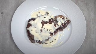 Entrecôte charolaise sauce poivre vert [upl. by Mainis299]