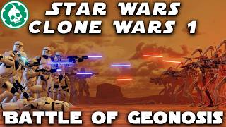 First Battle of Geonosis  Clone Wars  Star Wars Lore DOCUMENTARY [upl. by Mehalick]