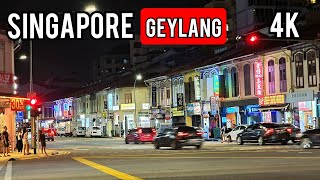 Singapore City Geylang  Singapore City 4k Video [upl. by Thorlay]