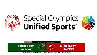 QPS Sports North Quincy vs Duxbury The Unified Teams Coed Basketball October 28 2024 [upl. by Onid]