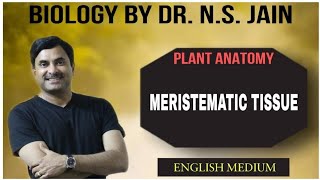 Meristematic Tissue Plant Anatomy  English Medium [upl. by Bertie438]