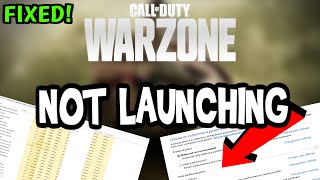 How to Fix Warzone not Launching 100Fix [upl. by Analrahc983]