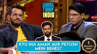 Aman aur Peyush mein hui behes  Shark Tank India  SID07 Designs  Full Pitch [upl. by O'Rourke901]