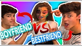 BOYFRIEND AND BESTFRIEND DO MY MAKEUP goes terribly wrong [upl. by Merrielle]