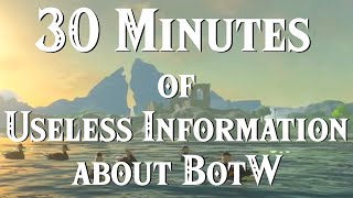 30 Minutes of Useless Information about BotW [upl. by Arbmik863]