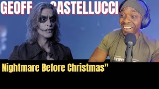 quotReaction To Jacks Lament  Geoff Castellucci  Nightmare Before Christmasquot [upl. by Nylessej361]