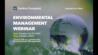 Environmental Management Webinar [upl. by Arved]