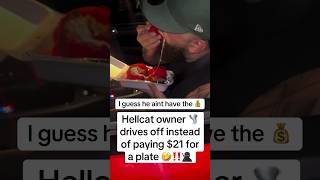 This too funny 😂✨🥣 real motion hustlers hustle food review money srt cars hellcat [upl. by Cordey]