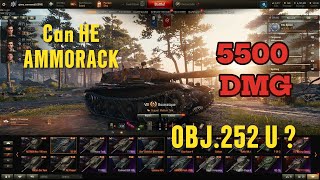 How can a small tank like Bourrasque AMMORACK OBJ252 U  World Of Tanks worldoftanks wargaming [upl. by Frasier]