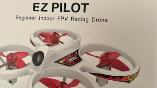 Emax EZ Pilot beginner FPV drone unboxing amp first flight [upl. by Ynohtn]