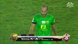 Ivan Mayevskys goal Anzhi vs Arsenal  RPL 201617 [upl. by Nolyak]