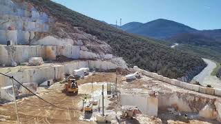 Volakas marble quarry tour in Volakas Drama Greece [upl. by Gibbon]