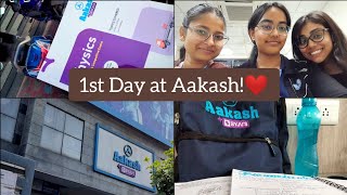 My first day at Aakash📚 NEET aspirant🩺 HOSTEL edition [upl. by Adnik518]