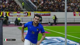 PES 2021 Gameplay  Italia  Belgio  Lega delle Nazioni 2024 [upl. by Ahsotan]